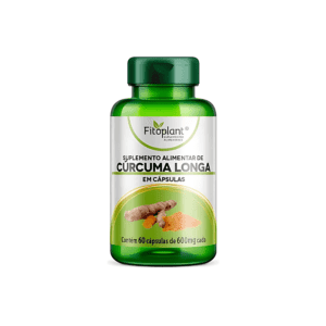 Curcuma Longa 600mg 60 Cáps - Fitoplant