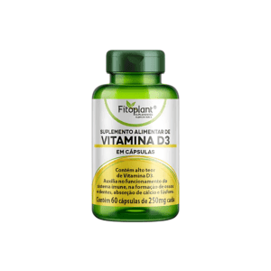 VITAMINA D3 2000UI 380mg 60 Cáps - Fitoplant